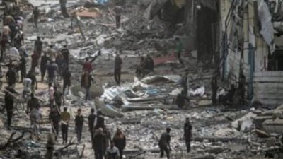 القوات الإسرائيلية تشن غارة عنيفة في تل الهوي بغزة