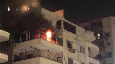 السيطرة على حريق داخل عقار سكني فى المهندسين