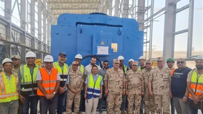 رئيس أركان حرب يتفقد مشروع استصلاح وزراعة الأراضى الصحراوية بتوشكى