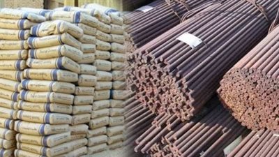 تباين أسعار الحديد والأسمنت بالأسواق التجارية والمحلية