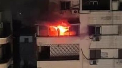 تفحم مسن جراء نشوب حريق داخل شقته بالجيزة