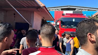 إصابة 3 أشخاص إثر حريق داخل سوق الأسماك في بورسعيد