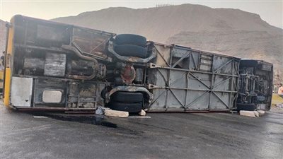 النيابة العامة: سائق أتوبيس حادث الجلالة يتعاطى المخدرات 