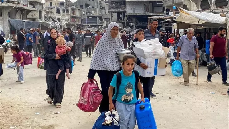 النازحين في غزة