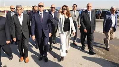 وزيرة التنمية المحلية ومحافظ القاهرة يتفقدان التجهيزات النهائية لاستقبال المنتدي الحضري العالمي