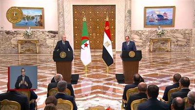 السيسي ونظيره الجزائري يبحثان النزاعات في المنطقة