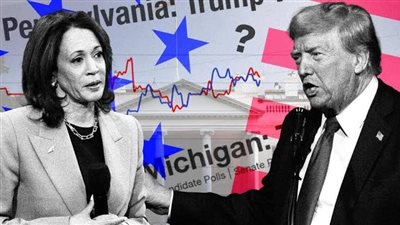 السباق الرئاسي .. ترامب يتقدم في بعض الولايات وهاريس تسيطر على أخرى