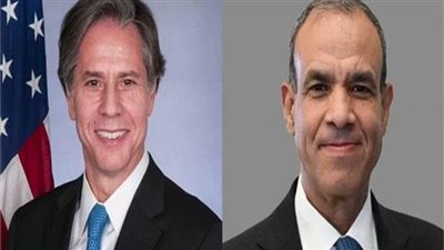 وزير الخارجية يبحث مع نظيره الأمريكي سبل وقف إطلاق النار بغزة ولبنان