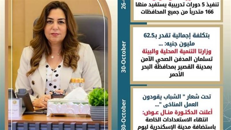 وزيرة التنمية المحلية