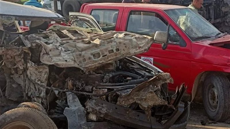 حادث على طريق طنطا