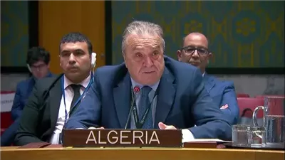 مندوب الجزائر بمجلس الأمن: الفيتو جعل المجتمع الدولي يعيش الآن ظرفًا حزينًا