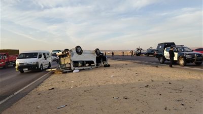 حادث انقلاب ملاكي يودي بحياة فتاة ويصيب آخرين بالقليوبية 