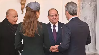 السيسي لملك الدنمارك: أهنئكم على تولى المملكة وأتمنى تزورنا فى مصر 