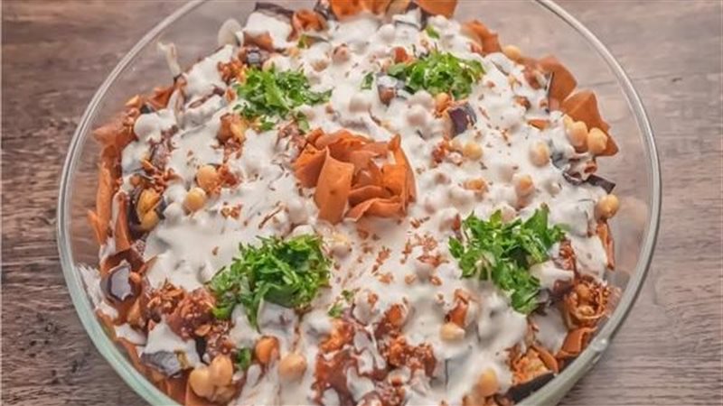فتة الباذنجان