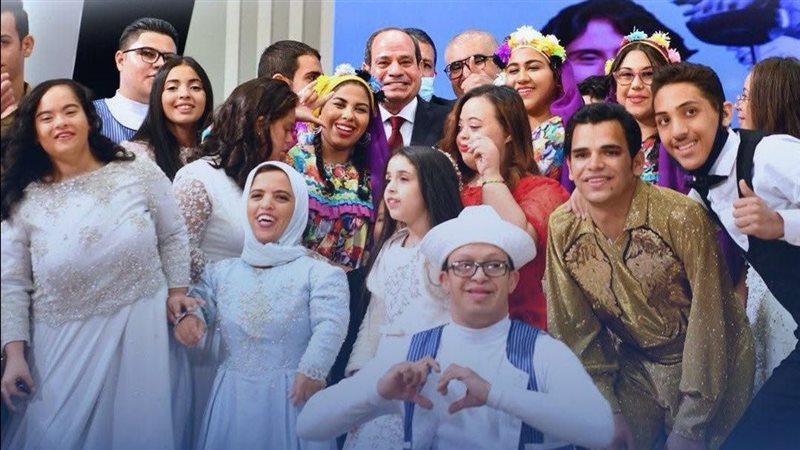 السيسي مع ذوي الهمم