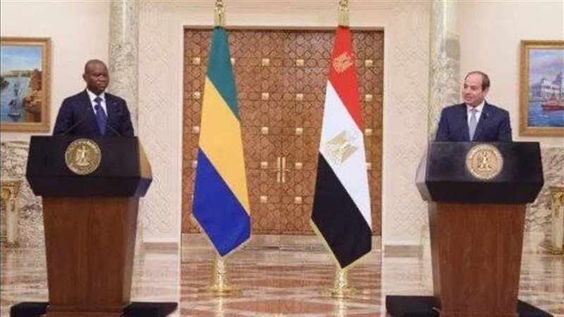 السيسي ونظيره الجابوني
