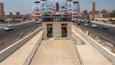 تمهيداً للتشغيل.. النقل تعزل حارات الأتوبيس الترددى بالطريق الدائري