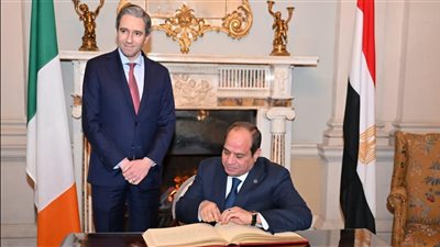 السيسي يشيد بالموقف الأيرلندي اتجاه القضية الفلسطينية