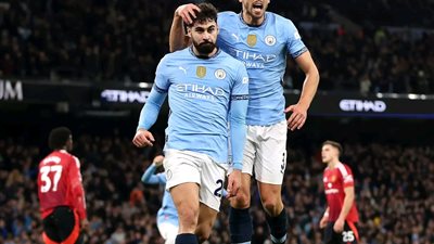 السيتي يتقدم على اليونايتد في الشوط الأول بديربي مانشستر بالدوري الإنجليزي