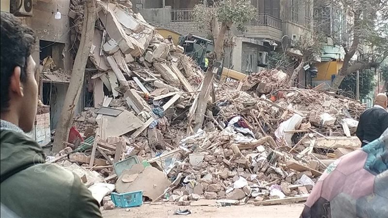 انهيار عقار الوايلي