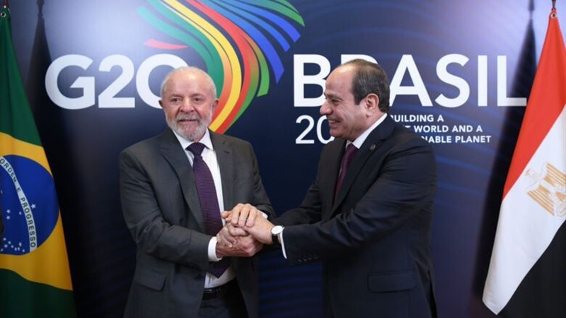 السيسي ونظيره البرازيلي