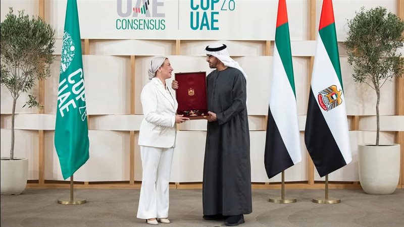 رئيس الإمارات ووزيرة