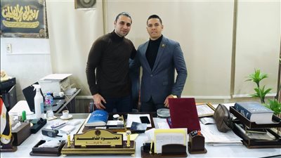 الصحفي محمد جودة يهنئ المقدم محمود الشاهد بمناسبة عيد ميلاد سيادته