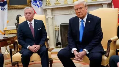 البيت الأبيض: ملك الأردن رفض خطة ترامب بشأن تهجير الفلسطينيين من غزة