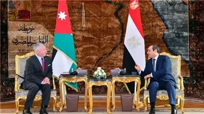 الرئيس السيسى وملك الأردن يؤكدان وحدة موقف البلدين بشأن تهجير الفلسطينيين