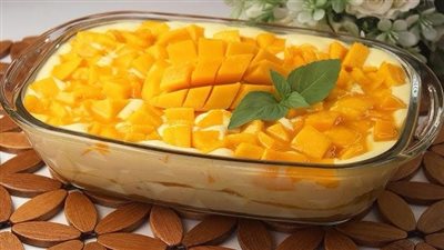 طريقة بسيطة لتحضير الكنافة بالمانجو بطعم شهي ومميز