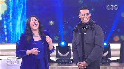 محمد رمضان ضيف منى الشاذلي فى برنامج معكم الليلة