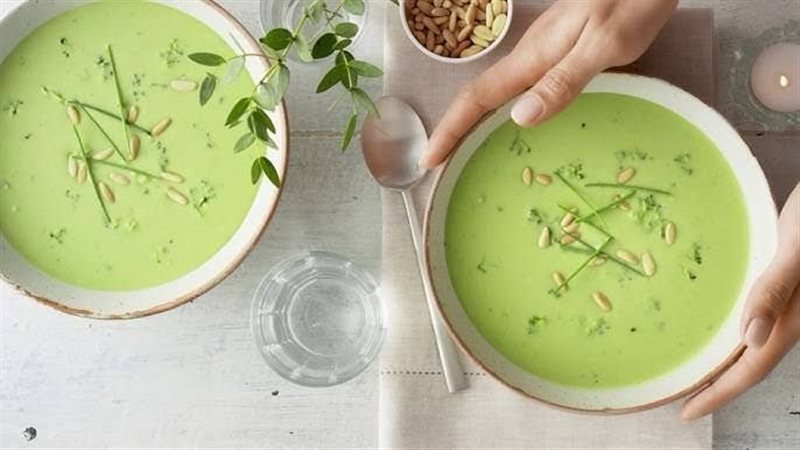 شوربة الكريمة بالخضار