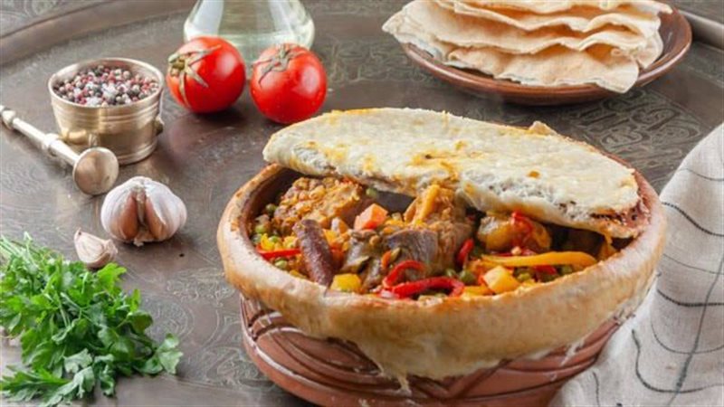 كباب بالعجين
