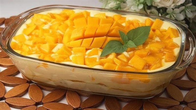 كنافة بالمانجا