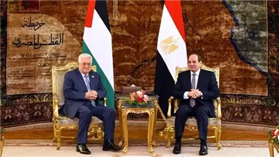 الرئيس السيسي ونظيره الفلسطيني يتبادلان التهنئة بمناسبة عيد الفطر 