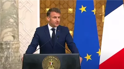 الرئيس الفرنسي يشيد بجهود مصر فى استقبال وعلاج المرضى والجرحى الفلسطينيين