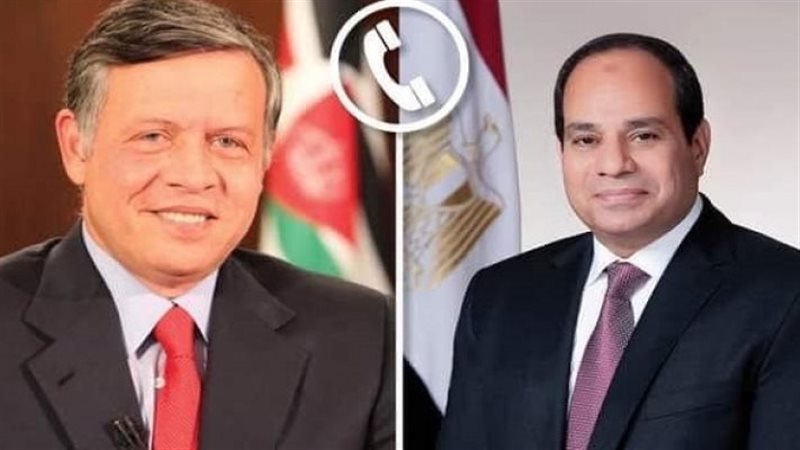 السيسي وملك الأردن