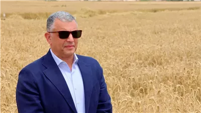 اللواء أكرم محمد يشهد احتفالية حصاد محصول القمح لعام 2025