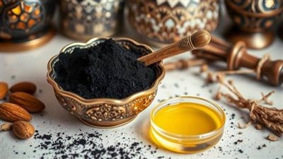 كحل طبيعي في البيت بخمس خطوات فقط.. سر جمال الجدات