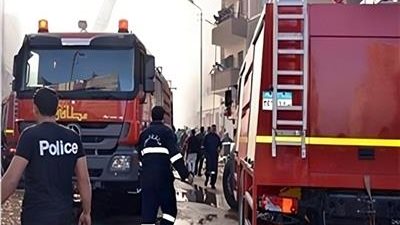 انفجار أسطوانة أكسجين.. اندلاع حريق ضخم داخل «مخزن خردة» بالدقهلية