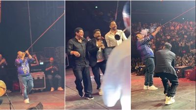 «تامر حسني» يشعل مسرح دبي بحفل صاخب.. ونجوم «ريستارت» يفاجئون الجمهور