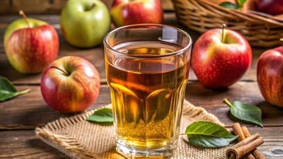 طريقة تحضير عصير التفاح المنعش بالليمون في المنزل بكل سهولة