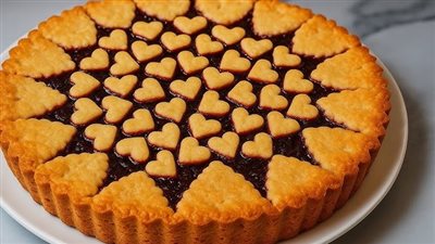 الباستا فلورا الأصلية بالمربى.. وصفة منزلية مميزة ومذاق احترافي