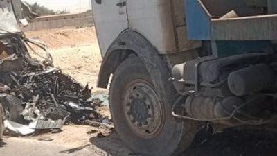 حادث مروع بالطريق الصحراوي بأطفيح.. تصادم 3 سيارات واشتعال «فنطاس» والأستماع للمصابين