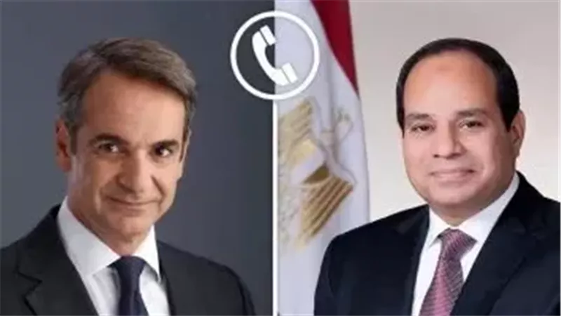 السيسي ورئيس اليونان