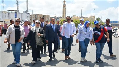 محافظ بورسعيد يتفقد أعمال تطوير منطقة السلام.. افتتاح قريب وتكلفة 100 مليون 