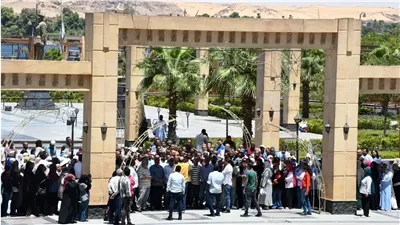 أسوان تجري تجربة إخلاء لمبنى الديوان العام استعدادا لمواجهة الكوارث