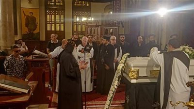 كنيسة مارمرقس تحتضن مراسم جنازة الإعلامي عاطف كامل بمصر الجديدة