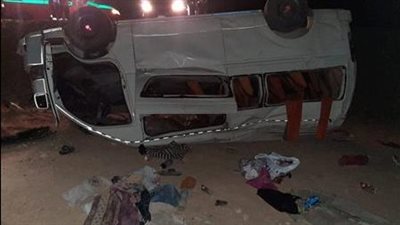 حادث انقلاب ميكروباص يوقع 5 مصابين بالقاهرة