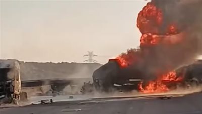 تصادم وانفجار.. ماذا حدث في حادث الطريق الإقليمي صباح اليوم؟